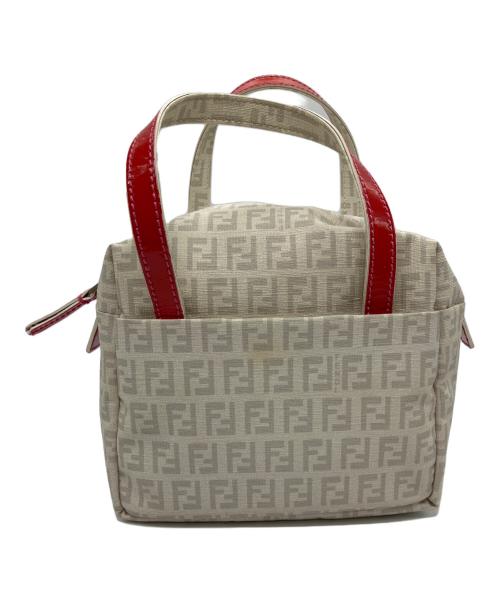 FENDI（フェンディ）FENDI (フェンディ) ズッキーノコーティングキャンバスミニボストン ベージュの古着・服飾アイテム