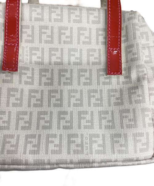 FENDI（フェンディ）FENDI (フェンディ) ズッキーノコーティングキャンバスミニボストン ベージュの古着・服飾アイテム