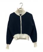 MACPHEEマカフィー）の古着「ハイブリットコットンジップアップブルゾン」｜ネイビー