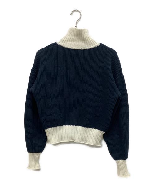 MACPHEE（マカフィー）MACPHEE (マカフィー) ハイブリットコットンジップアップブルゾン ネイビー サイズ:Sの古着・服飾アイテム