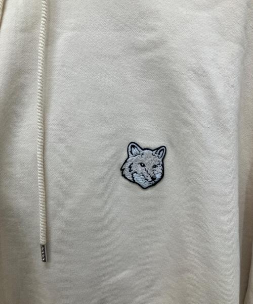 maison kitsune（メゾンキツネ）maison kitsune (メゾンキツネ) Bold Fox HEAD フーディ ベージュ サイズ:Sの古着・服飾アイテム
