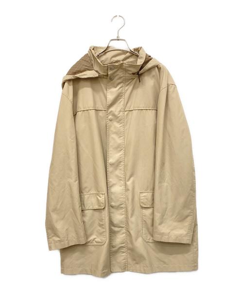 Aquascutum（アクアスキュータム）Aquascutum (アクアスキュータム) ライナー付きステンカラーナイロンコート ベージュ サイズ:LLの古着・服飾アイテム