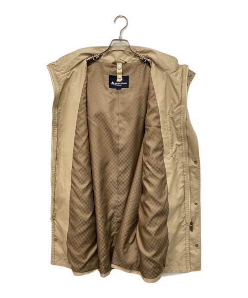 Aquascutum（アクアスキュータム）Aquascutum (アクアスキュータム) ライナー付きステンカラーナイロンコート ベージュ サイズ:LLの古着・服飾アイテム