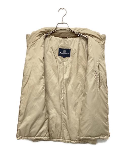 Aquascutum（アクアスキュータム）Aquascutum (アクアスキュータム) ライナー付きステンカラーナイロンコート ベージュ サイズ:LLの古着・服飾アイテム