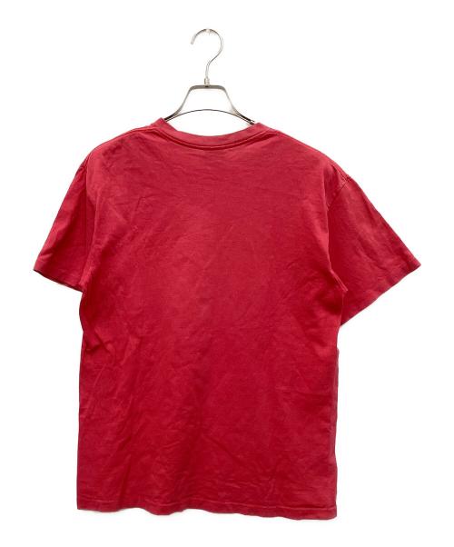 stussy（ステューシー）stussy (ステューシー) 90ｓ紺タグプリントTシャツ レッド サイズ:Mの古着・服飾アイテム