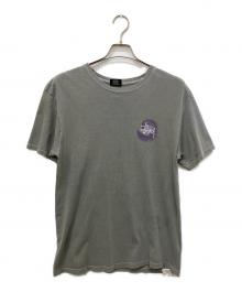 stussy（ステューシー）の古着「メキシコ製タイダイロゴTシャツ」｜グレー