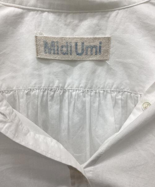 Midi-Umi（ミディウミ）Midi-Umi (ミディウミ) 長袖シャツ ホワイト サイズ:Freeの古着・服飾アイテム