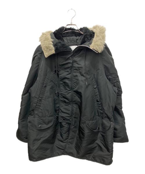 ALPHA（アルファ）ALPHA (アルファ) N-3Bタイプコート ブラック サイズ:Mの古着・服飾アイテム