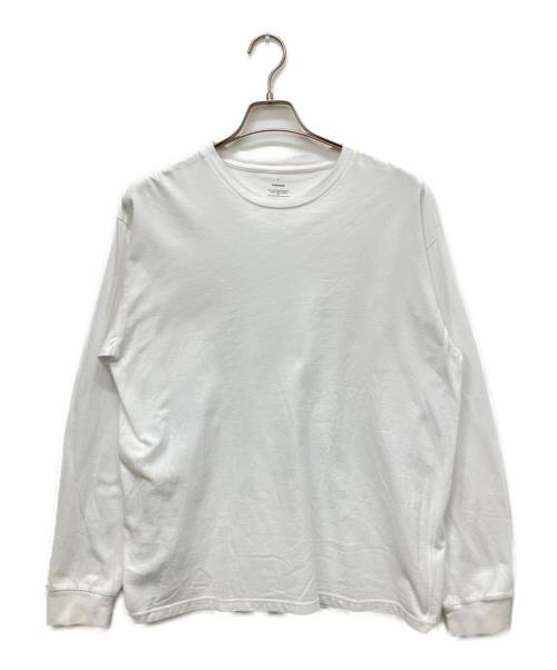 Graphpaper（グラフペーパー）Graphpaper (グラフペーパー) L/S Oversized Tee ホワイト サイズ:3の古着・服飾アイテム