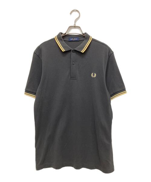 FRED PERRY（フレッドペリー）FRED PERRY (フレッドペリー) ポロシャツ グレー サイズ:Mの古着・服飾アイテム