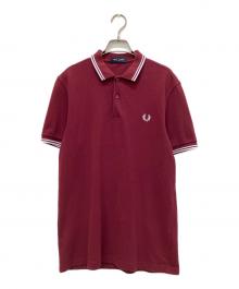 FRED PERRY（フレッドペリー）の古着「ポロシャツ」｜レッド