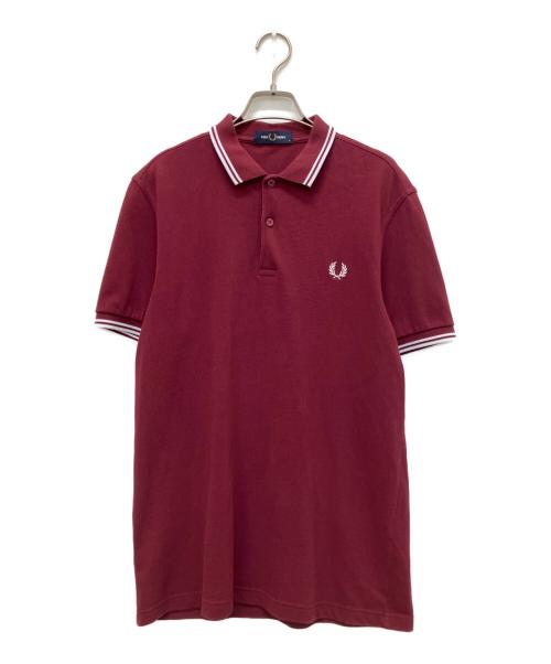 FRED PERRY（フレッドペリー）FRED PERRY (フレッドペリー) ポロシャツ レッド サイズ:Mの古着・服飾アイテム