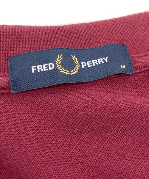 FRED PERRY（フレッドペリー）FRED PERRY (フレッドペリー) ポロシャツ レッド サイズ:Mの古着・服飾アイテム