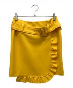 PRADAプラダ）の古着「ラップスカート」｜イエロー