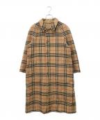 Burberry'sバーバリーズ）の古着「ノバチェックリバーシブルコート」｜ブラウン