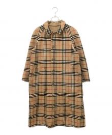 Burberry's（バーバリーズ）の古着「ノバチェックリバーシブルコート」｜ブラウン