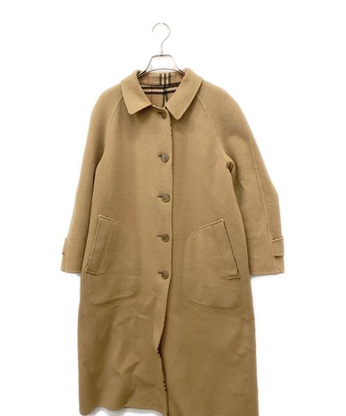 Burberry's（バーバリーズ）Burberry's (バーバリーズ) ノバチェックリバーシブルコート ブラウン サイズ:11の古着・服飾アイテム