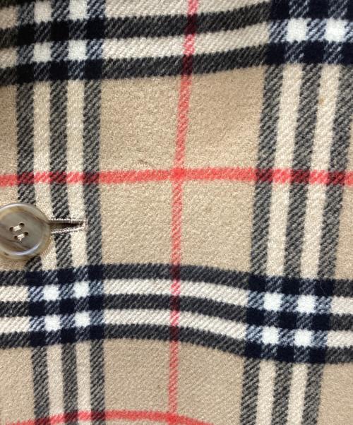 Burberry's（バーバリーズ）Burberry's (バーバリーズ) ノバチェックリバーシブルコート ブラウン サイズ:11の古着・服飾アイテム