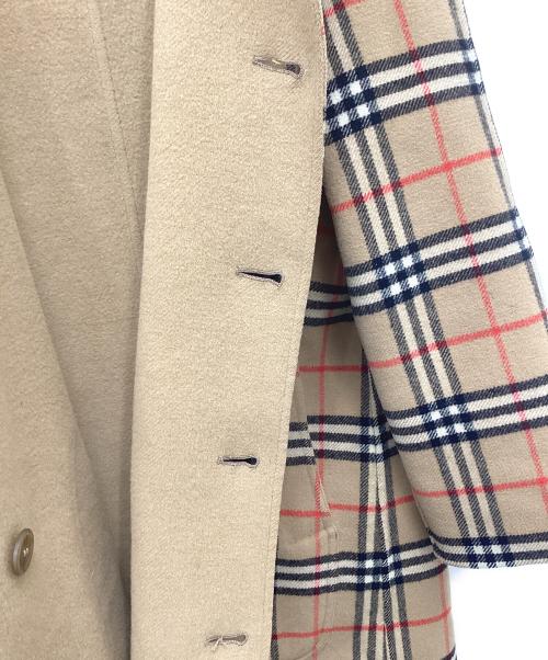 Burberry's（バーバリーズ）Burberry's (バーバリーズ) ノバチェックリバーシブルコート ブラウン サイズ:11の古着・服飾アイテム