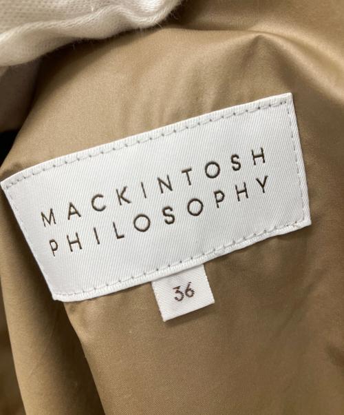 MACKINTOSH PHILOSOPHY（マッキントッシュ フィロソフィー）MACKINTOSH PHILOSOPHY (マッキントッシュ フィロソフィー) ポケッタブルコート ブラウン サイズ:36の古着・服飾アイテム