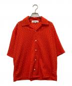 Time is onタイムイズオン）の古着「BALFAS LACE SHIRT」｜オレンジ
