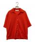 Time is on（タイムイズオン）の古着「BALFAS LACE SHIRT」｜オレンジ