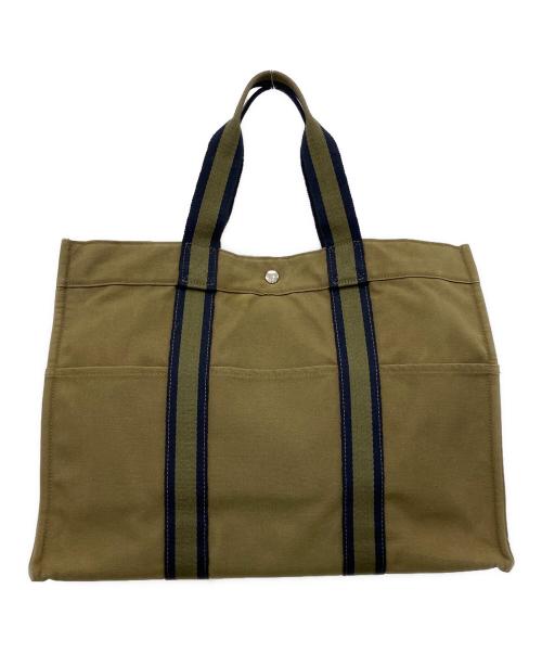 HERMES（エルメス）HERMES (エルメス) フールトゥMM カーキの古着・服飾アイテム