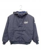 X-LARGEエクストララージ）の古着「NYLON PUFFER JACKET」｜ネイビー