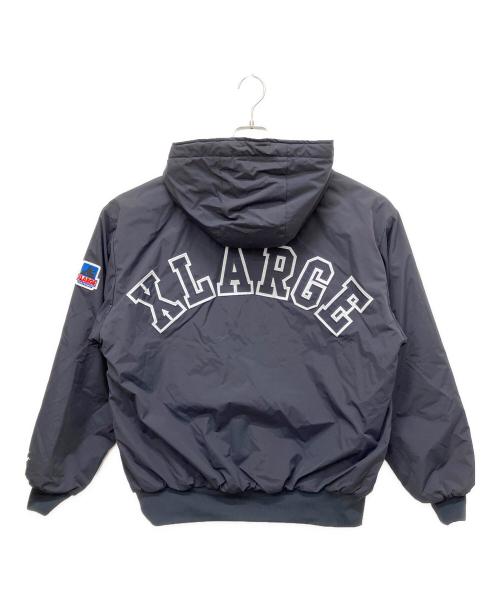 X-LARGE（エクストララージ）X-LARGE (エクストララージ) NYLON PUFFER JACKET ネイビー サイズ:Lの古着・服飾アイテム