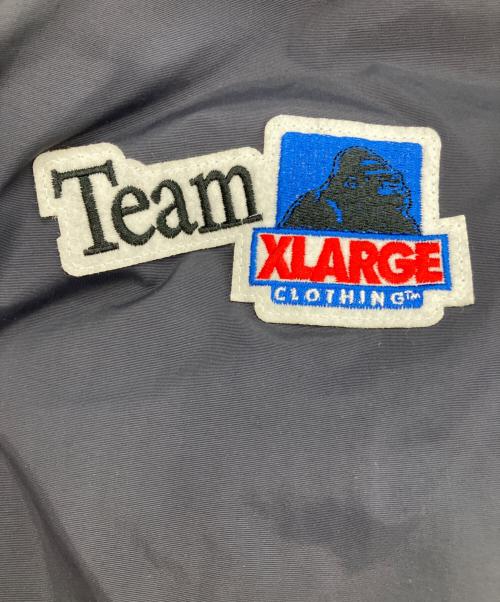 X-LARGE（エクストララージ）X-LARGE (エクストララージ) NYLON PUFFER JACKET ネイビー サイズ:Lの古着・服飾アイテム