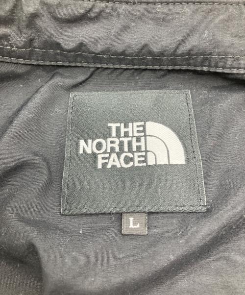 THE NORTH FACE（ザ ノース フェイス）THE NORTH FACE (ザ ノース フェイス) ナイロンデニム ヌプシシャツ ブラック サイズ:Lの古着・服飾アイテム