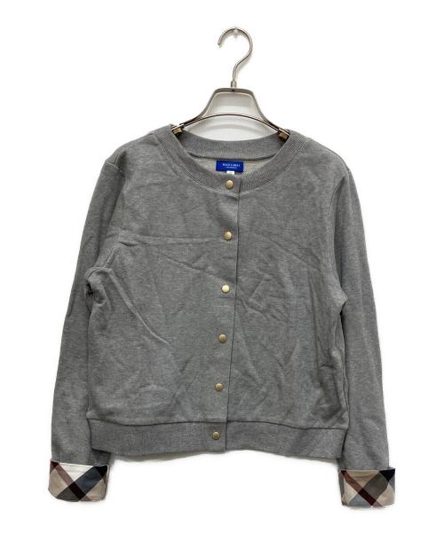 BLUE LABEL CRESTBRIDGE（ブルーレーベルクレストブリッジ）BLUE LABEL CRESTBRIDGE (ブルーレーベルクレストブリッジ) カーディガン グレー サイズ:38の古着・服飾アイテム