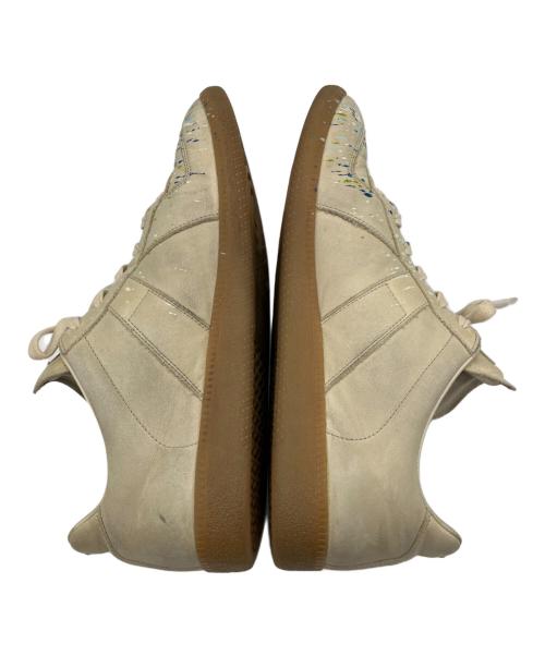 Maison Margiela（メゾンマルジェラ）Maison Margiela (メゾンマルジェラ) レプリカペイントジャーマントレーナー ベージュ サイズ:43の古着・服飾アイテム