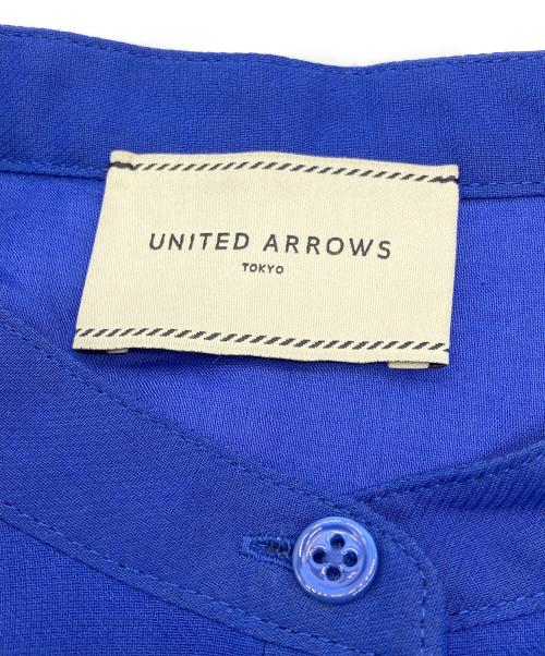UNITED ARROWS（ユナイテッドアローズ）UNITED ARROWS (ユナイテッドアローズ) フィット シャツワンピース ブルー サイズ:36の古着・服飾アイテム