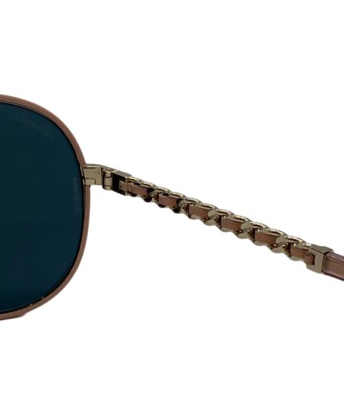 CHANEL（シャネル）CHANEL (シャネル) ティアドロップ サングラス  ピンク サイズ:59□14 140の古着・服飾アイテム