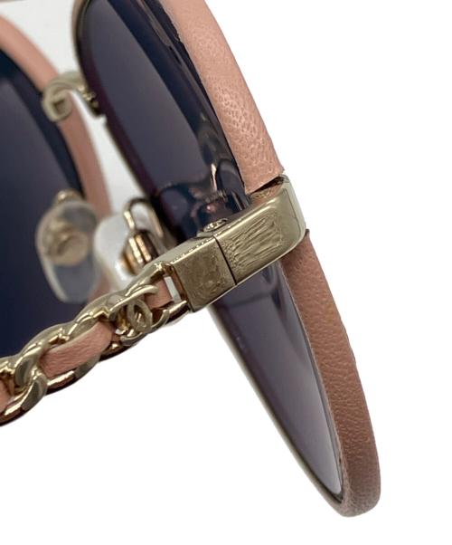 CHANEL（シャネル）CHANEL (シャネル) ティアドロップ サングラス  ピンク サイズ:59□14 140の古着・服飾アイテム