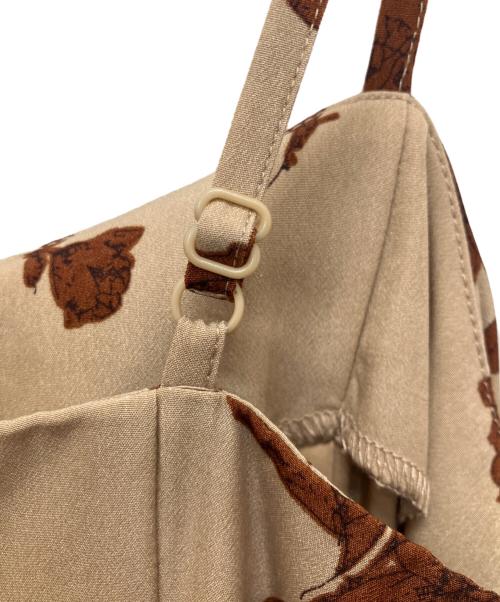 ANDRESD（アンドレスド）ANDRESD (アンドレスド) フラワープリントボレロドレス ブラウン サイズ:M 未使用品の古着・服飾アイテム