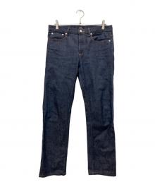 A.P.C.（アーペーセー）の古着「PETIT STANDARD デニムパンツ」｜グリーン