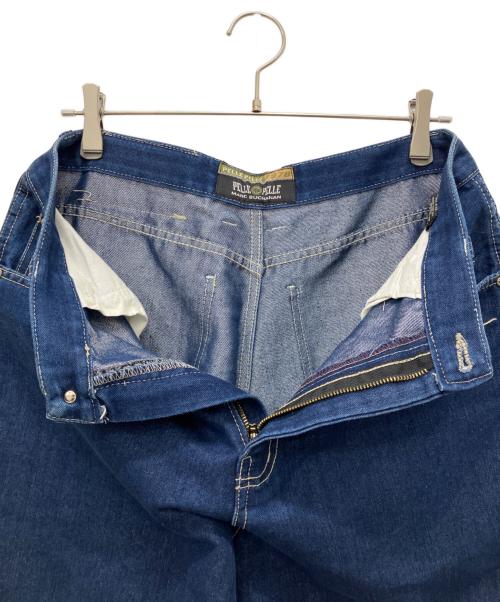 pellepelle（ペレペレ）pellepelle (ペレペレ) ペインターデニムパンツ インディゴ サイズ:3434の古着・服飾アイテム