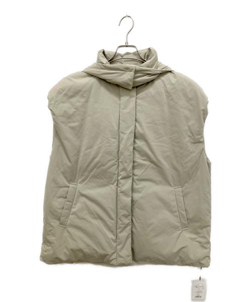 marmors（マルモア）marmors (マルモア) ダウンベスト ベージュ サイズ:36 未使用品の古着・服飾アイテム