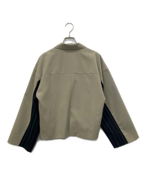 Parc.1（パルクアン）parc.1 (パルクアン) 再構築ダブルセットアップ ベージュ×ブラック サイズ:1の古着・服飾アイテム