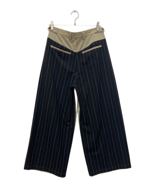 Parc.1（パルクアン）parc.1 (パルクアン) 再構築ダブルセットアップ ベージュ×ブラック サイズ:1の古着・服飾アイテム
