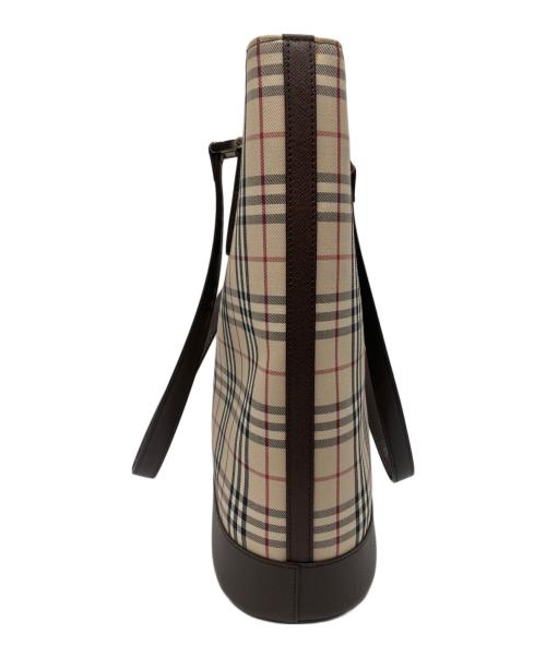 BURBERRY（バーバリー）BURBERRY (バーバリー) ノヴァチェックトートバッグ ベージュの古着・服飾アイテム