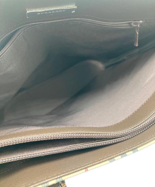 BURBERRY（バーバリー）BURBERRY (バーバリー) ノヴァチェックトートバッグ ベージュの古着・服飾アイテム