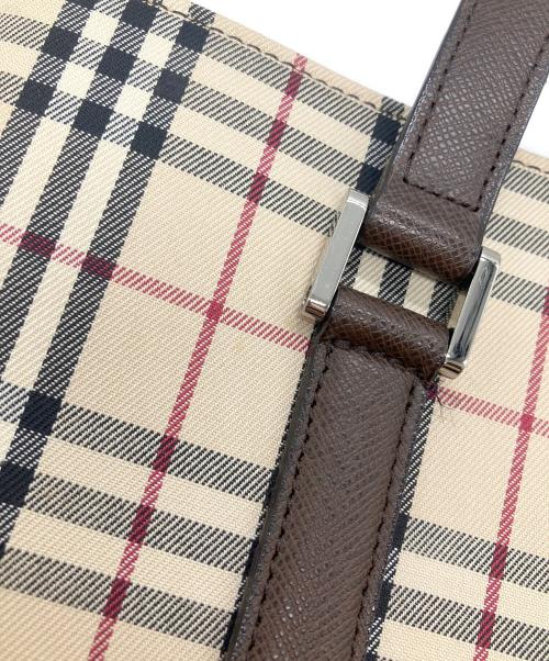 BURBERRY（バーバリー）BURBERRY (バーバリー) ノヴァチェックトートバッグ ベージュの古着・服飾アイテム