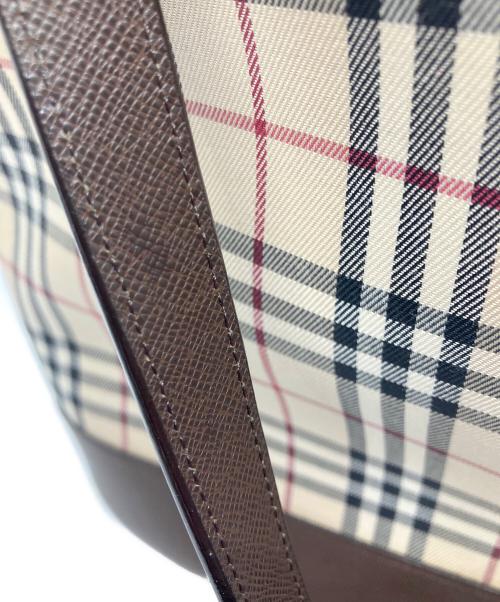 BURBERRY（バーバリー）BURBERRY (バーバリー) ノヴァチェックトートバッグ ベージュの古着・服飾アイテム