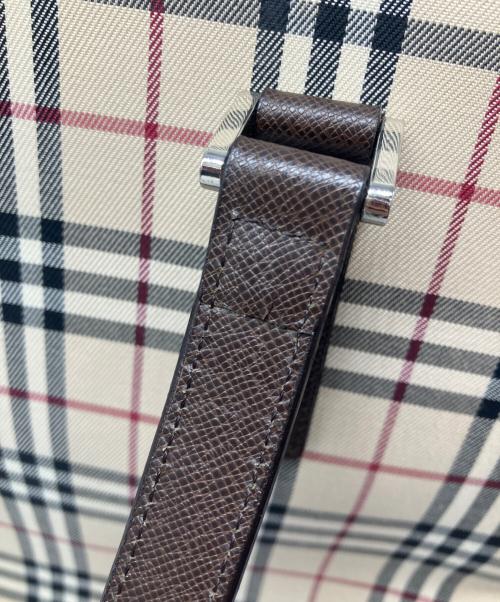 BURBERRY（バーバリー）BURBERRY (バーバリー) ノヴァチェックトートバッグ ベージュの古着・服飾アイテム