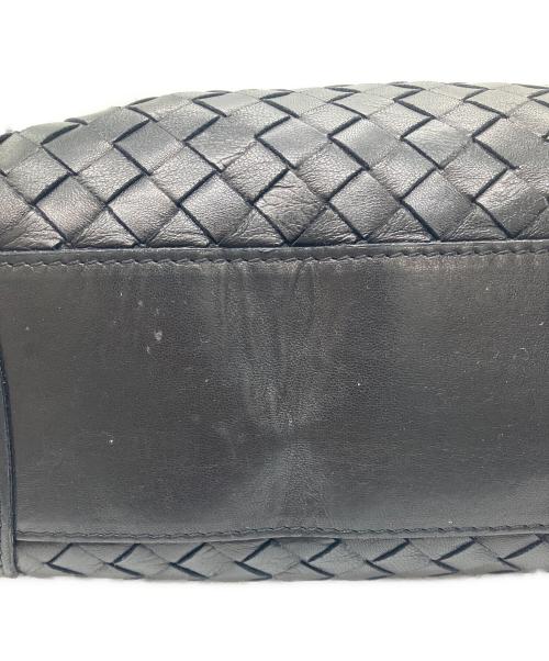 BOTTEGA VENETA（ボッテガベネタ）BOTTEGA VENETA (ボッテガベネタ) イントレチャート　タッセル付き2way　バッグ ブラックの古着・服飾アイテム