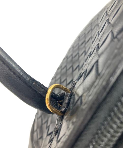 BOTTEGA VENETA（ボッテガベネタ）BOTTEGA VENETA (ボッテガベネタ) イントレチャート　タッセル付き2way　バッグ ブラックの古着・服飾アイテム