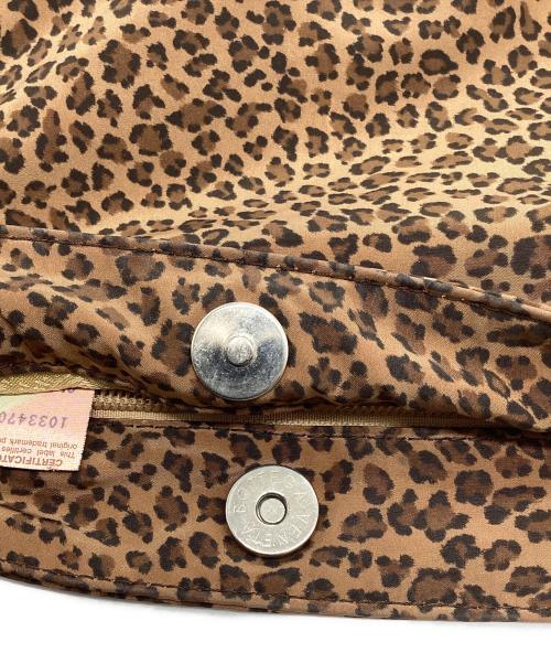 BOTTEGA VENETA（ボッテガベネタ）BOTTEGA VENETA (ボッテガベネタ) レオパードナイロンショルダーバッグ ブラウンの古着・服飾アイテム